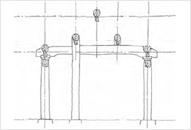 Drawing beams