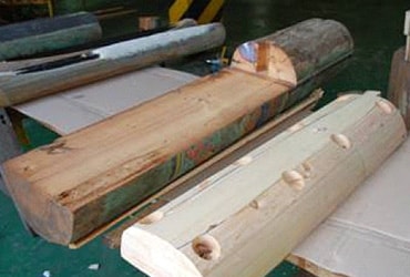 Restoration of damaged Dori elements in Sungnyemun Gate