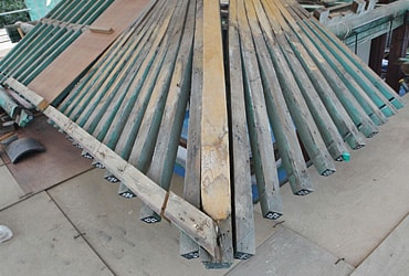 Angle rafter and Outstretching rafter